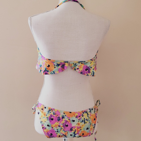 Forever 21 floral bikini size large - Picture 4 of 11